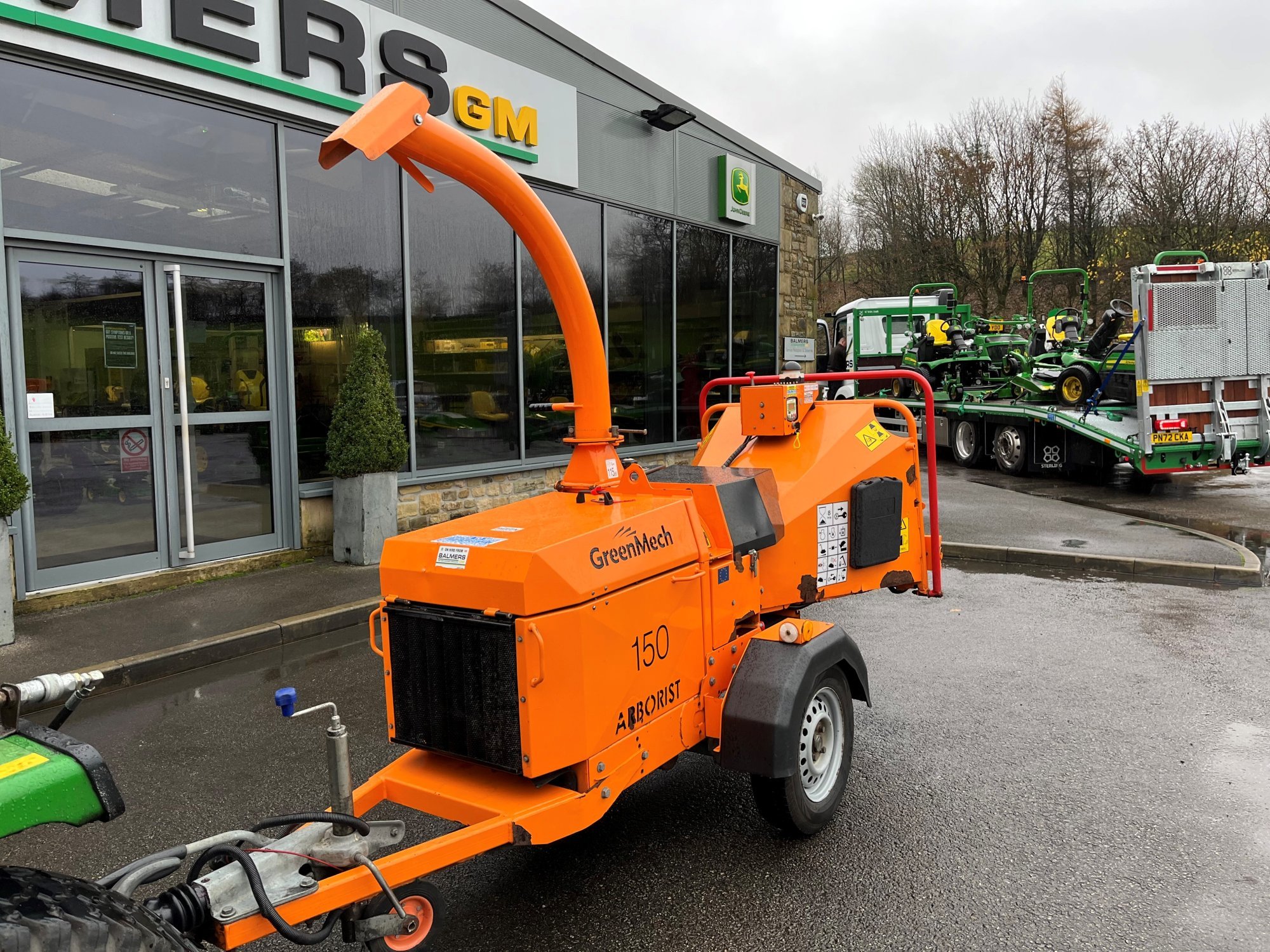 Greenmech Arborist 150 6" Wood Chipper Balmers GM Ltd